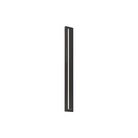 The 48 inch Aspen Outdoor Wall Sconce from Visual Comfort and Co in black.