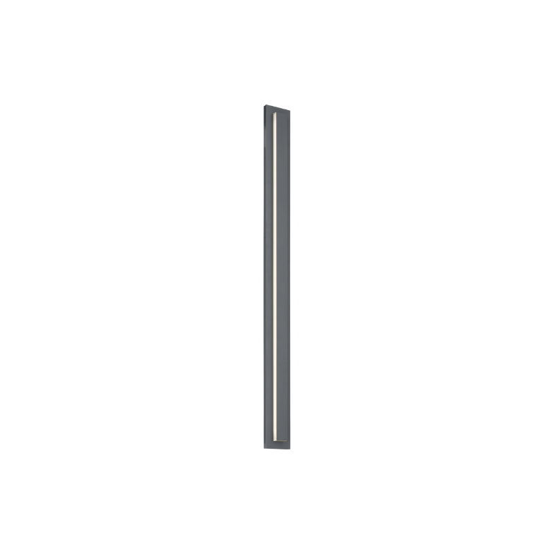 The 60 inch Aspen Outdoor Wall Sconce from Visual Comfort and Co in charcoal.