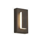 The 8 inch Aspen Outdoor Wall Sconce from Visual Comfort and Co in bronze.