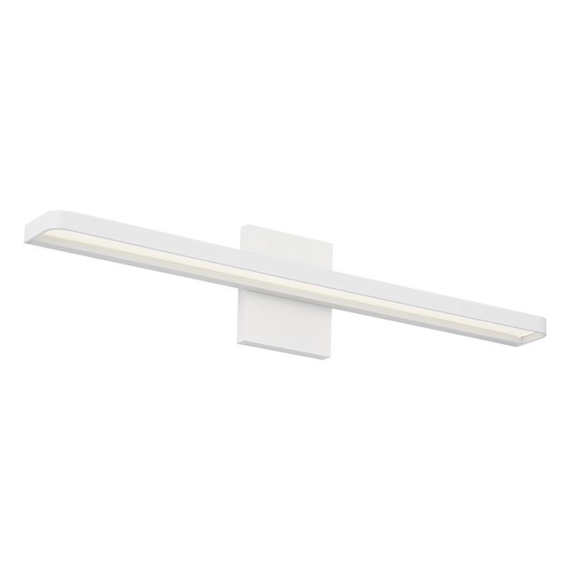 The Banda Bathroom Sconce from Visual Comfort & Co. in matte white.