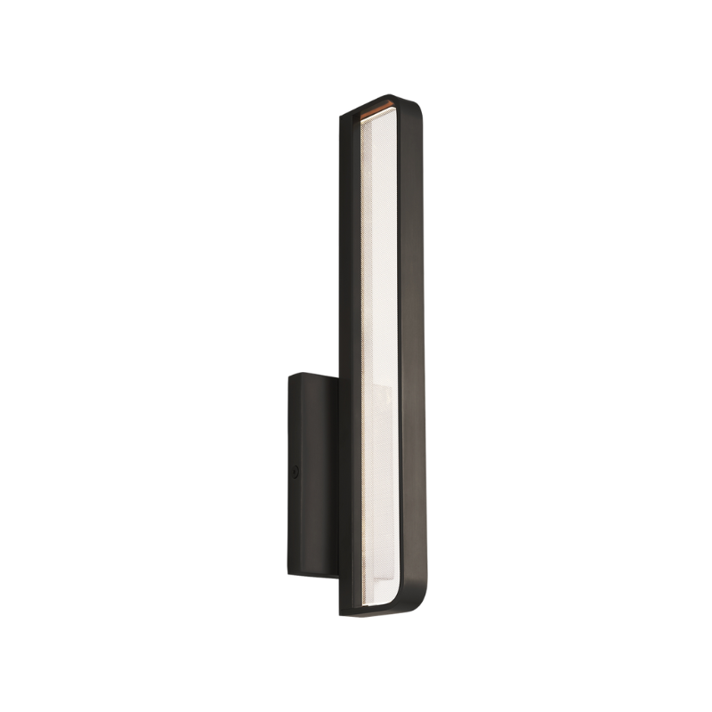 The Banda Vertical Wall Sconce from Visual Comfort & Co. in dark bronze.