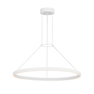 The 36 inch Fiama Suspension Light from Visual Comfort and Co in matte white.