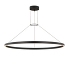 The 48 inch Fiama Suspension Light from Visual Comfort and Co in matte black.