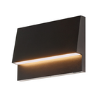 The Krysen Outdoor Step Light from Visual Comfort and Co in bronze.