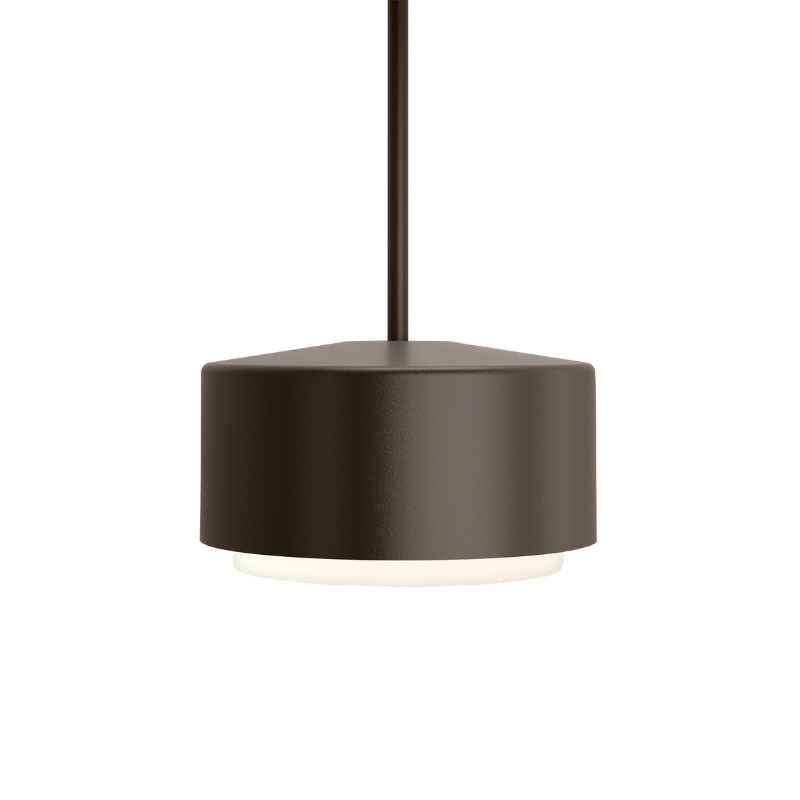 The 12 inch Roton Outdoor Pendant from Visual Comfort and Co in bronze.