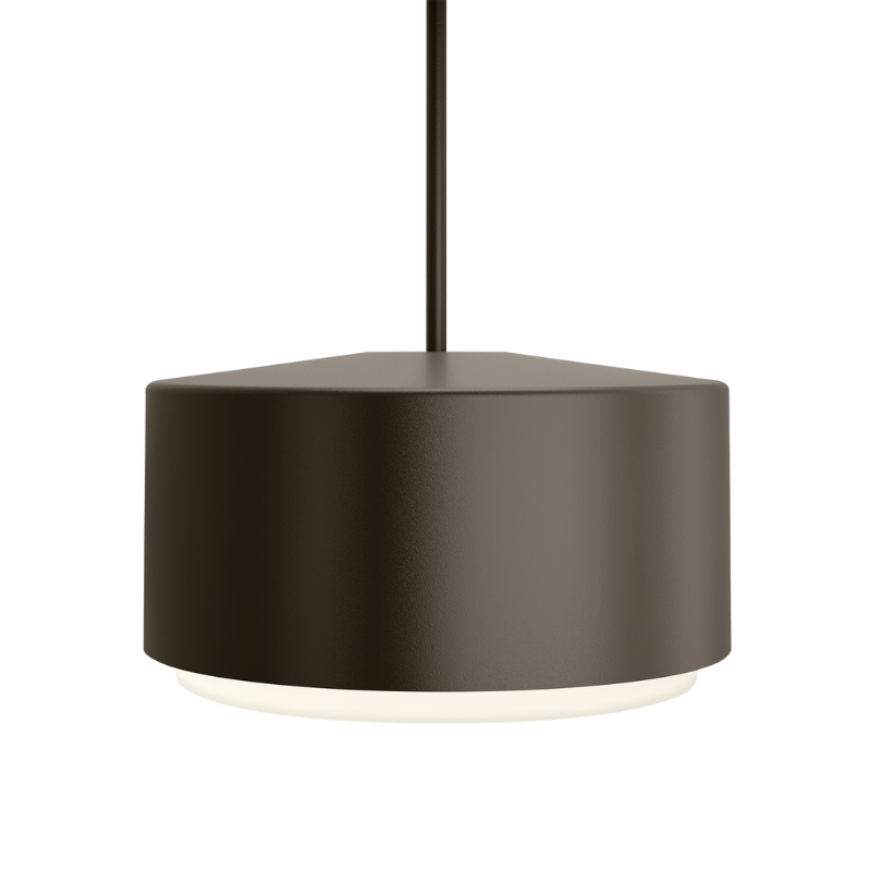 The 18 inch Roton Outdoor Pendant from Visual Comfort and Co in bronze.