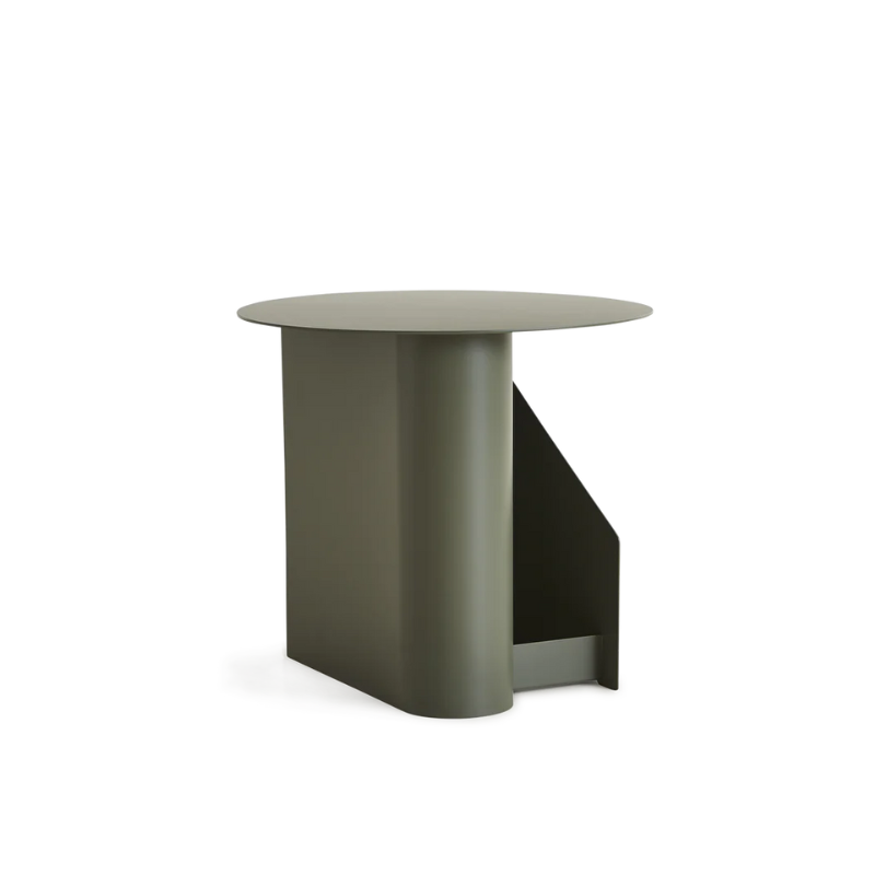 The Sentrum side table follows the principle of simplicity as it has been stripped from all unnecessary elements. What is left is a strong base and geometrical expression with pure functionalities. The S-shaped construction makes the center of attention and creates two spaces for storage on both sides to enhance the usability of the side table - ideal for magazines and books.