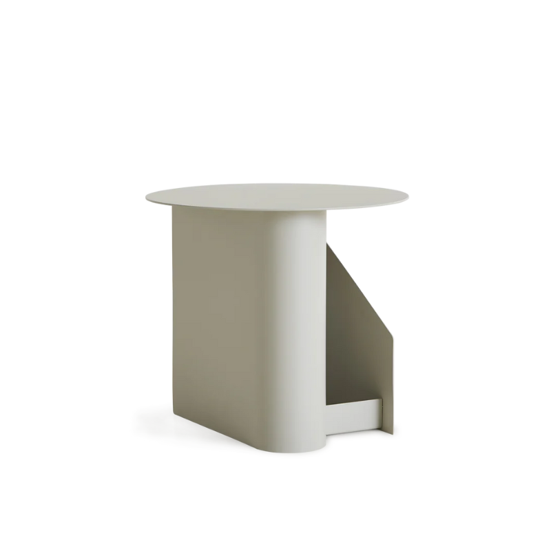 The Sentrum side table follows the principle of simplicity as it has been stripped from all unnecessary elements. What is left is a strong base and geometrical expression with pure functionalities. The S-shaped construction makes the center of attention and creates two spaces for storage on both sides to enhance the usability of the side table - ideal for magazines and books.