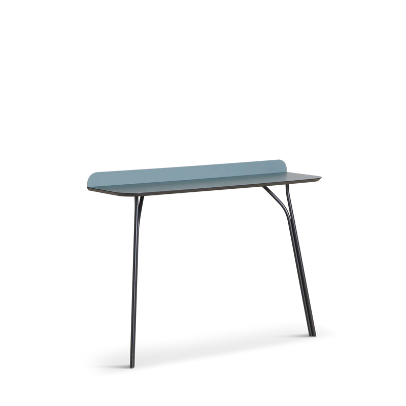 The high version of the Tree Console Table from Woud in ocean.