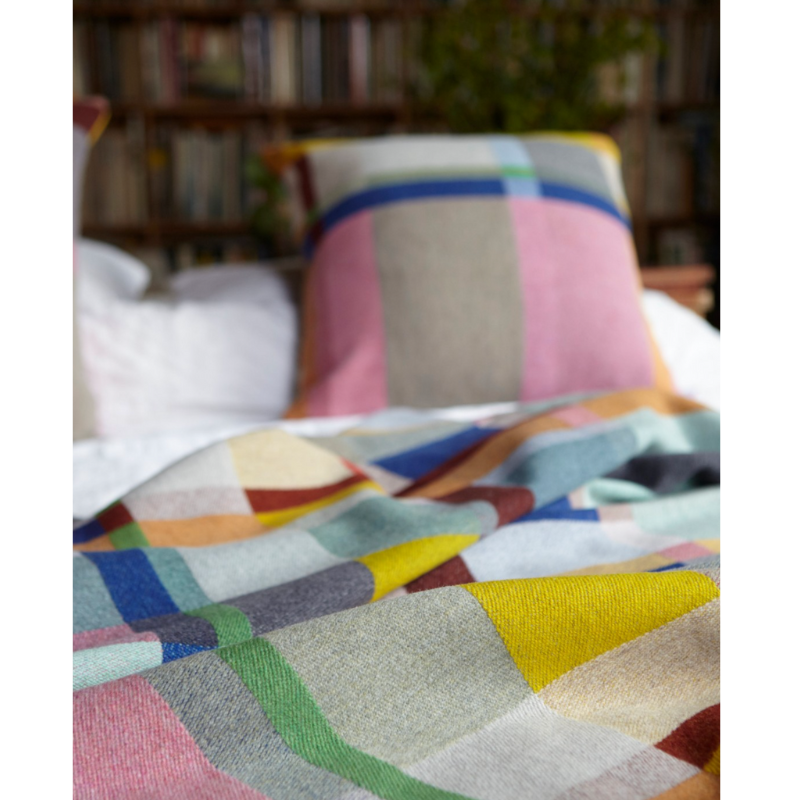The Block Throw Collection by Wallace & Sewell is woven with sumptuous merino lambs wool and felted to create a super soft, inviting quality.