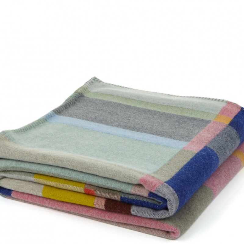 The Block Throw Collection by Wallace & Sewell is woven with sumptuous merino lambs wool and felted to create a super soft, inviting quality.