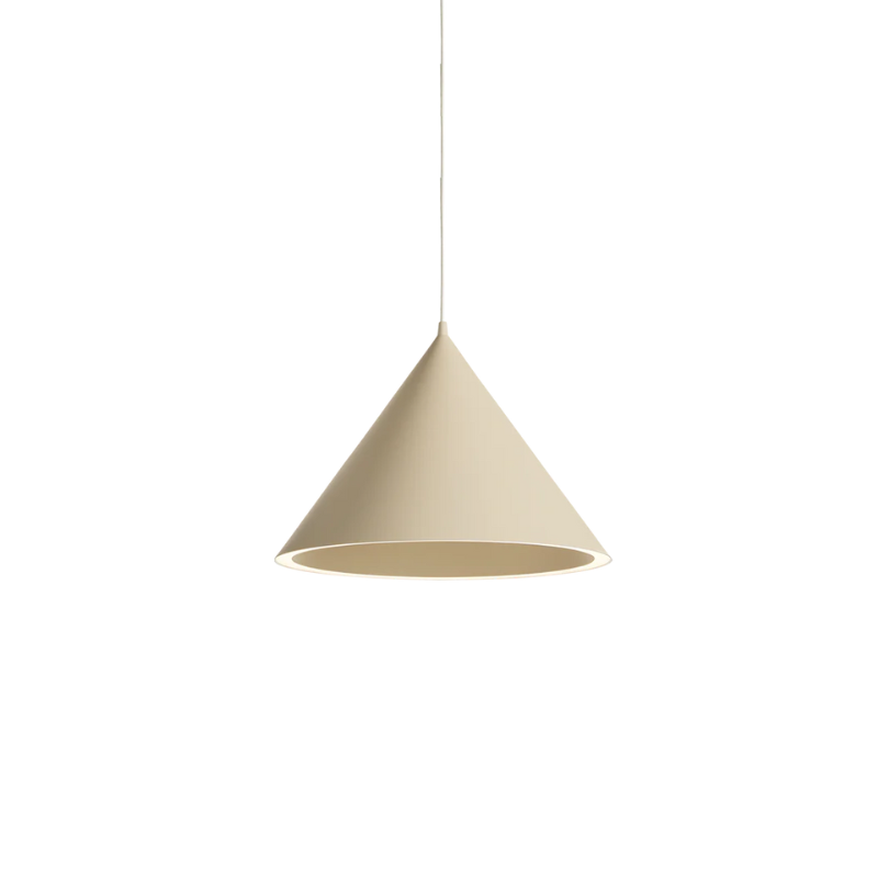 The Annular Pendant from Woud in beige.