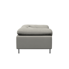 Collar Sofa 2-Seater by Woud in Barnum 24 - Lana Off-white boucle upholstery. 45 degree profile view. all-groups