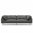 The Collar 2.5 Seater from Woud in dark grey.