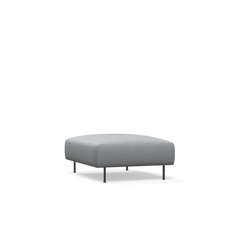 The Collar Ottoman from Woud in light grey.