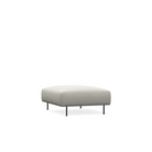 The Collar Ottoman from Woud in off white.