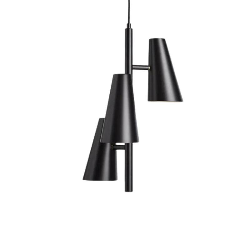 The Cono Pendant with 3 Shades from Woud.