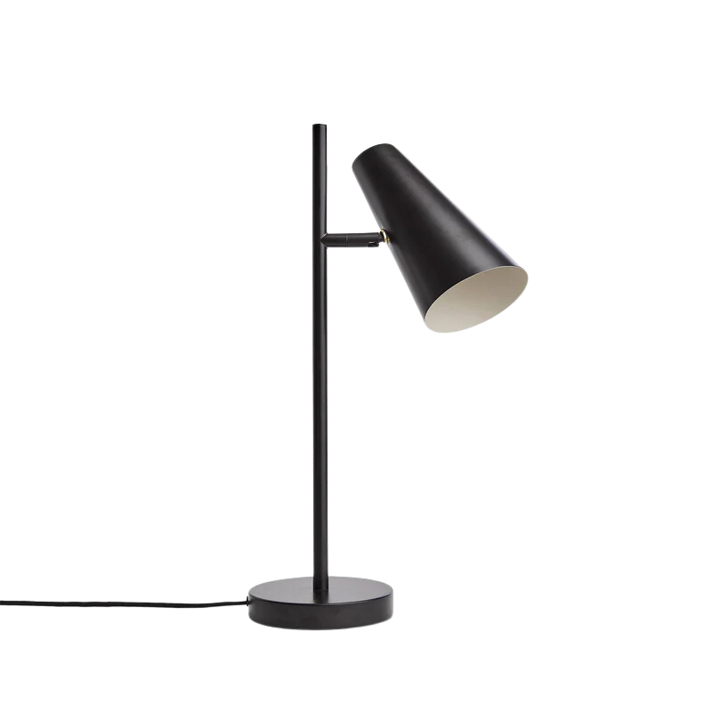 The Cono Table Lamp from Woud in black.