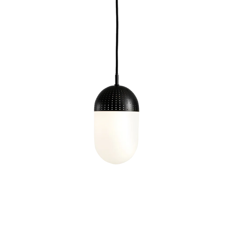 The large Dot Pendant from Woud in black.