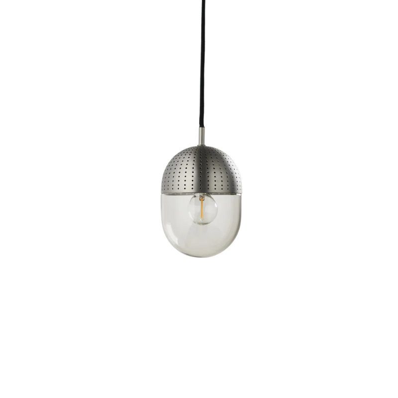 The medium Dot Pendant from Woud in satin.