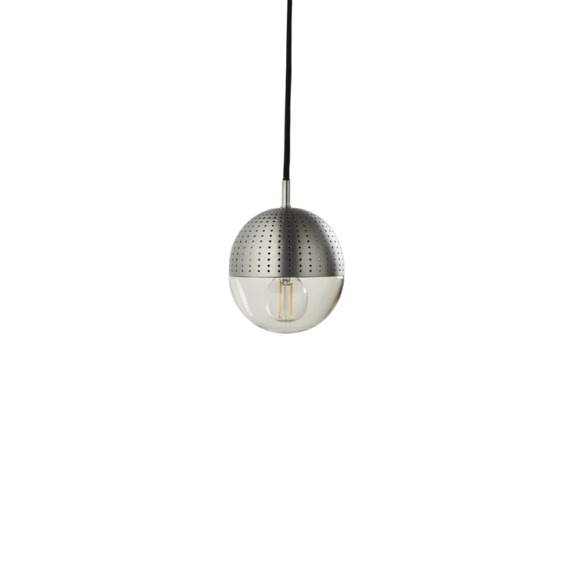 The small Dot Pendant from Woud in satin.