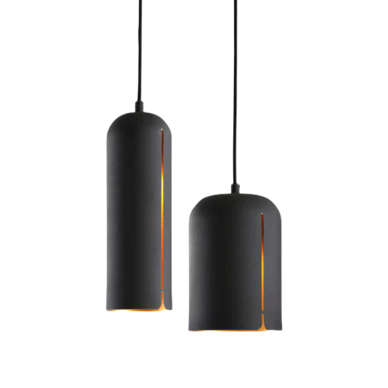 The short and tall Gap Pendant from Woud.