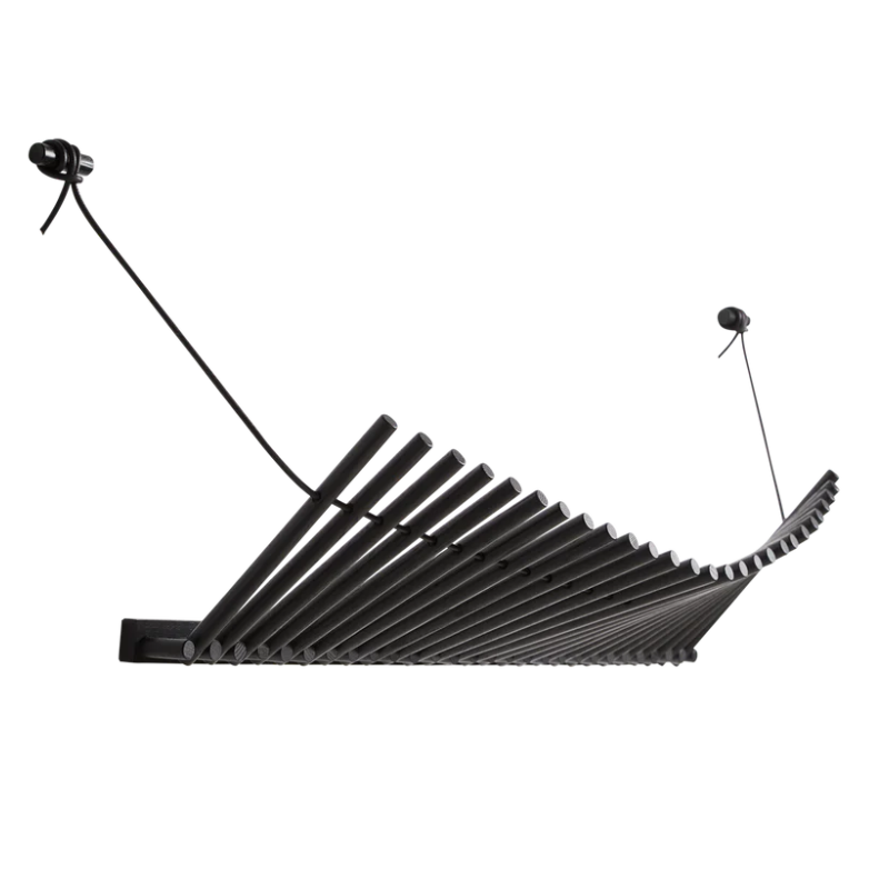 The Knaegt Coat Rack from Woud in black.