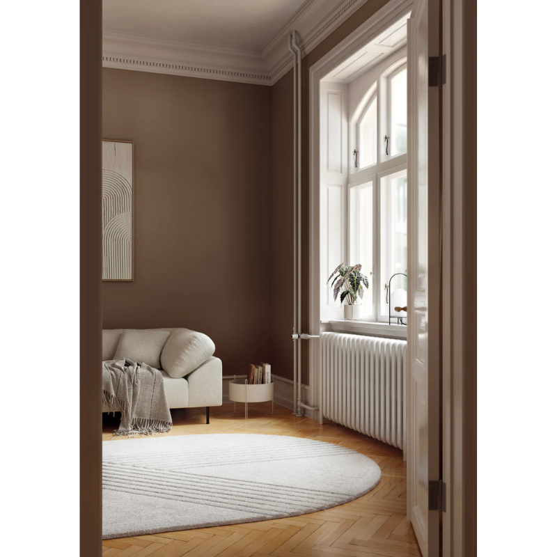 The Kyoto Rug from Woud in a living room.