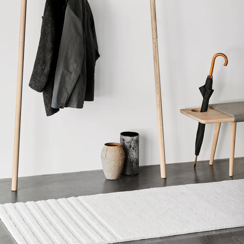 The Kyoto Rug from Woud in a hallway.