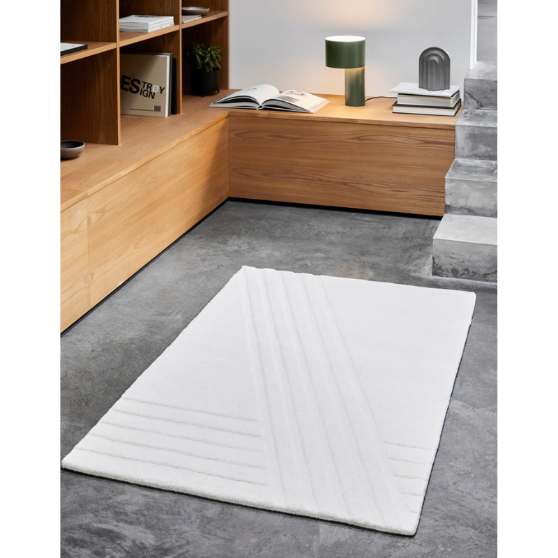 The Kyoto Rug from Woud in a living room.