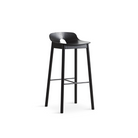 The Mono Bar Stool from Woud in black.