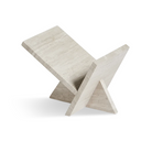 The Mountain Paperweight, a solid travertine piece by Woud.