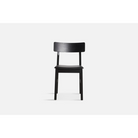 The Pause Dining Chair 2.0 from Woud in Black with Leather.
