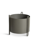 The small Pidestall Planter by Woud in taupe.