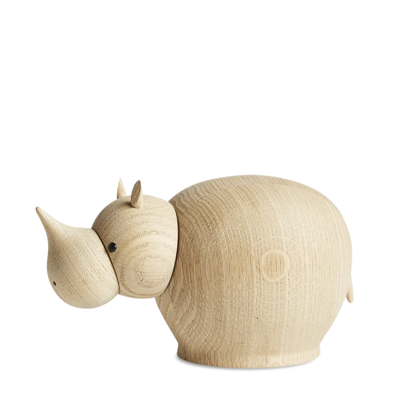 The Rina Rhinoceros from Woud, made out of solid oak!