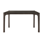 The Teak Dark Brown PI Dining Table by Ethnicraft 55-inch.