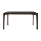 The PI Dining Table by Ethnicraft from front 63-inch.
