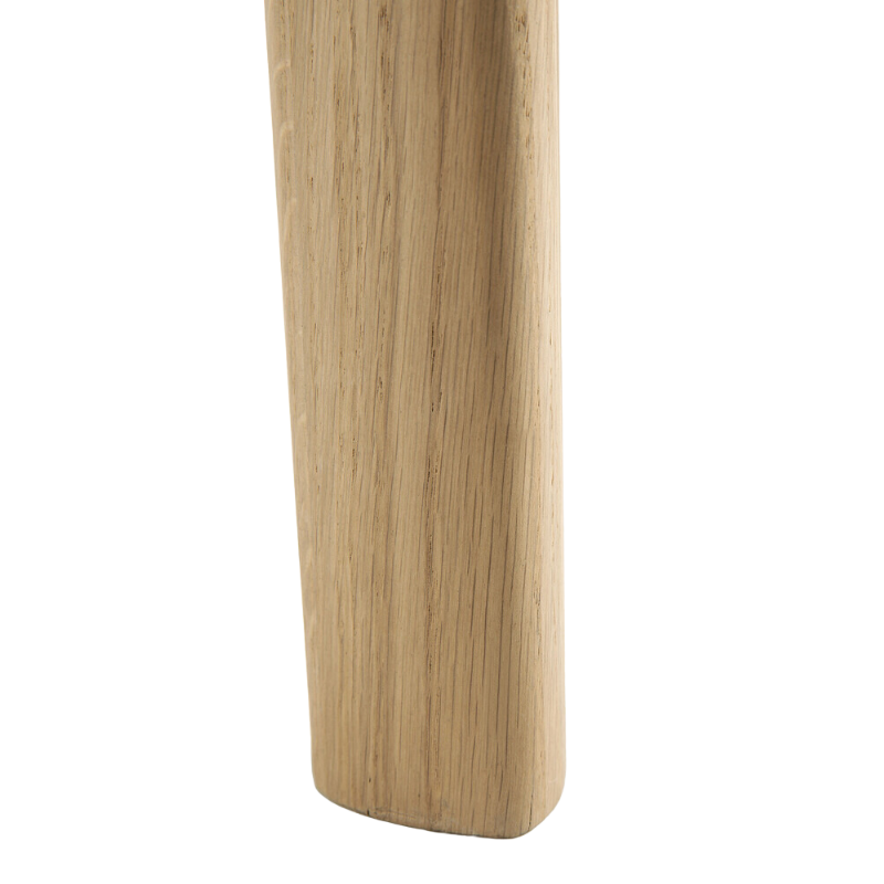 The Round Bok Extendable Dining Table from Ethnicraft in solid oak.