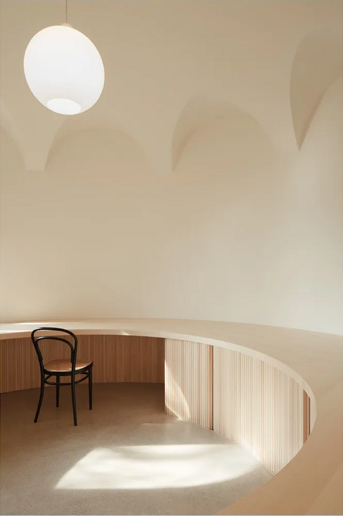 Designed by Danish architect Vilhelm Wohlert, the Louis Poulsen Wohlert Pendent features a simple and timeless globe design. The fixture provides uniform, general and diffused illumination. The opening at the bottom of the glass produces downwards directed light. The quality of the glass ensures that the fixture is evenly lit with its diffused warm glow. A ceiling canopy and suspension cable compliment the fixture's contemporary aesthetic and looks great suspended in clusters or as a singular pendant. 