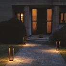 The Home Solar from Zafferano outdoors illuminating a pathway. all-groups