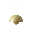 The Flowerpot VP7 Pendant from &Tradition in Pale Sand