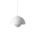 The Flowerpot VP7 Pendant from &Tradition in White.