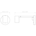 The Ascoli Swing Reading Light from Astro Lighting dimensions. all-groups