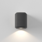 The Brixham Wall Single outdoor sconce in charcoal concrete by Astro Lighting from the front.