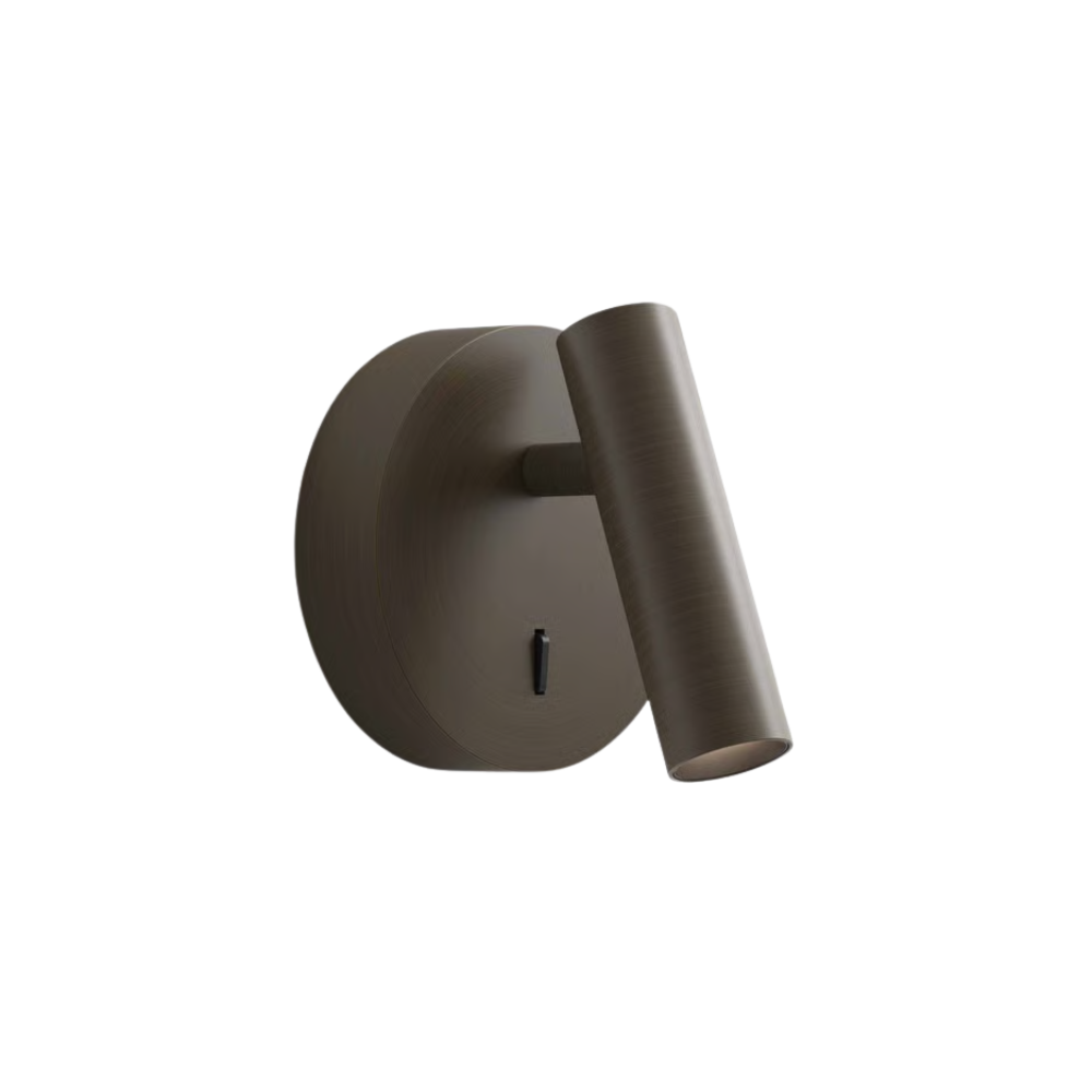 The bronze Enna Surface Round Wall Sconce from Astro Lighting.