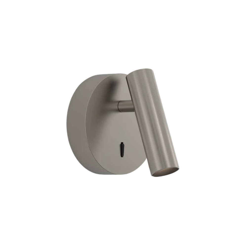 The matte nickel Enna Surface Round Wall Sconce from Astro Lighting.