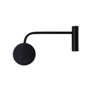 The matte black Enna Wall LED from Astro Lighting showing the swivel feature of the light.