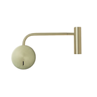 The matte gold Enna Wall LED from Astro Lighting showing the swivel feature of the light.