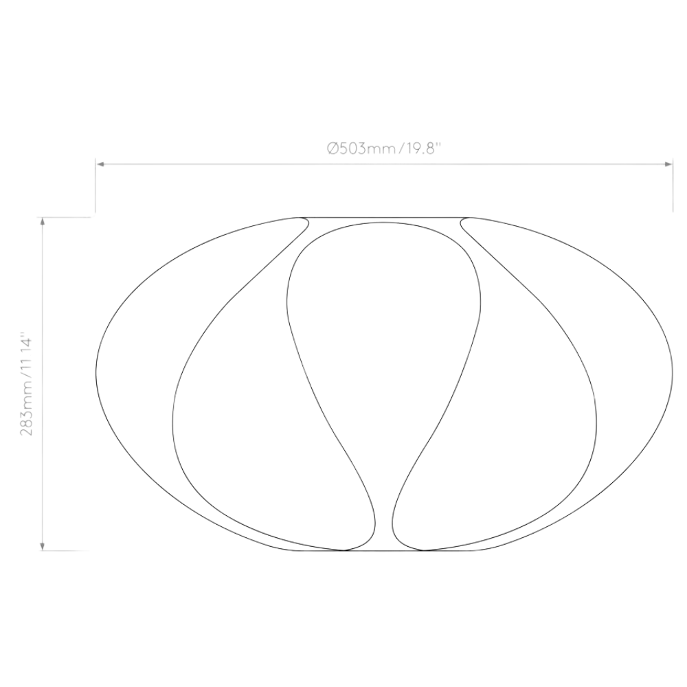 The medium Flow Pendant from Astro Lighting dimensions. all-groups
