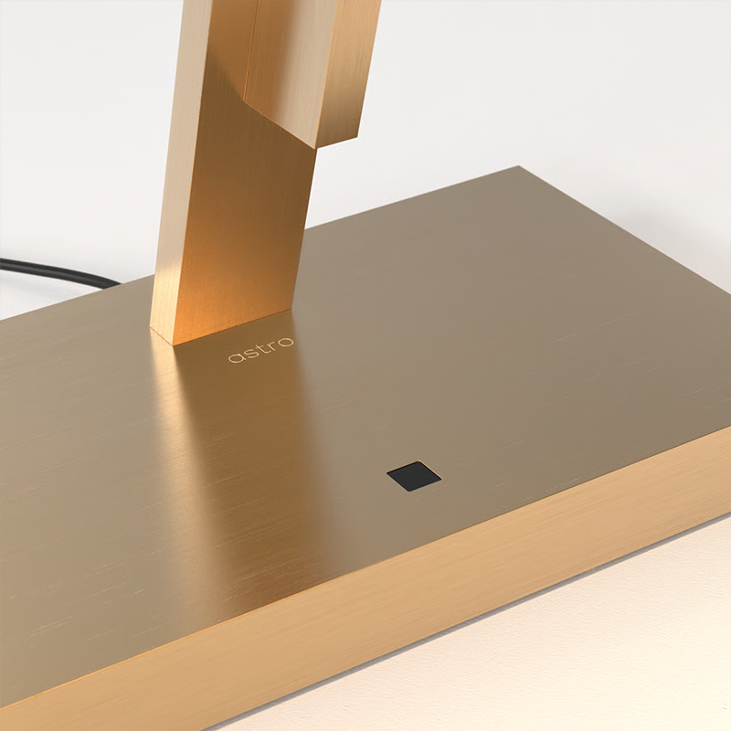 The Gerrit Desk Lamp from Astro Lighting in close-up or sensor switch.